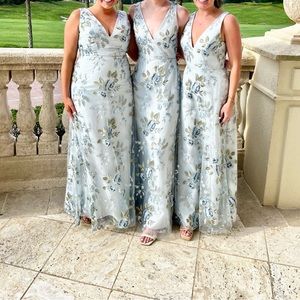 Bella Bridesmaids Jenny Yoo Collection Tatum dress in serenity blue